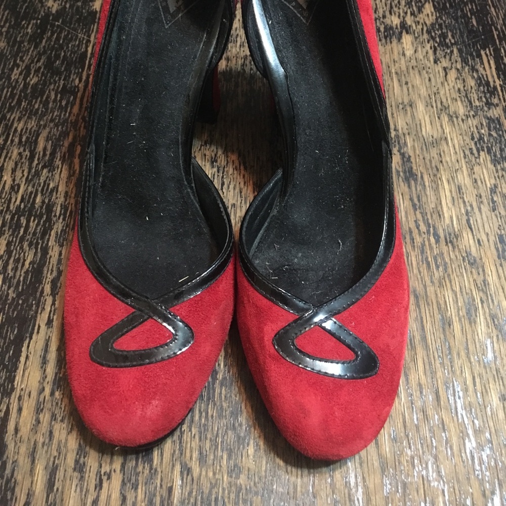 Gorgeous John Fluevog red heels.